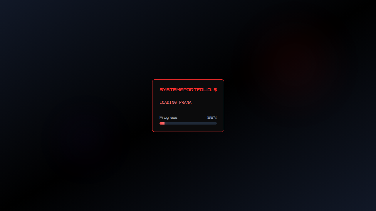 PRANAV KADAM Portfolio Website template preview