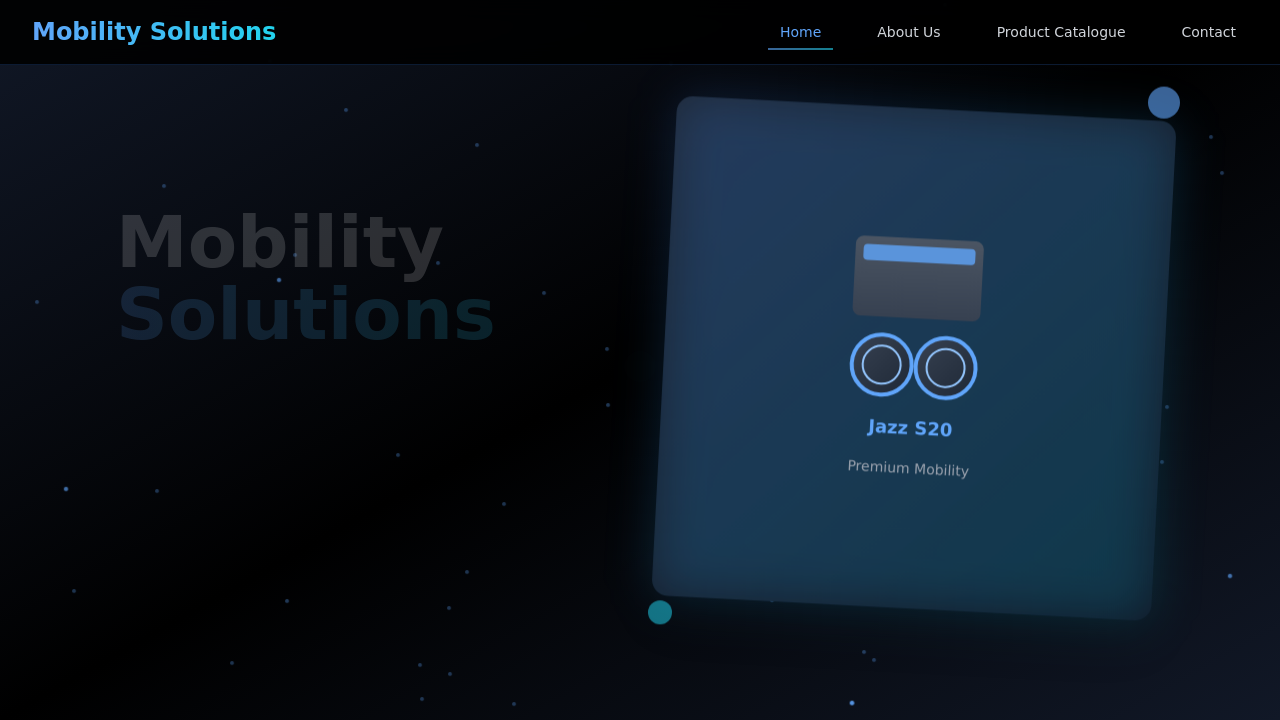 3D Website for Mobility template preview