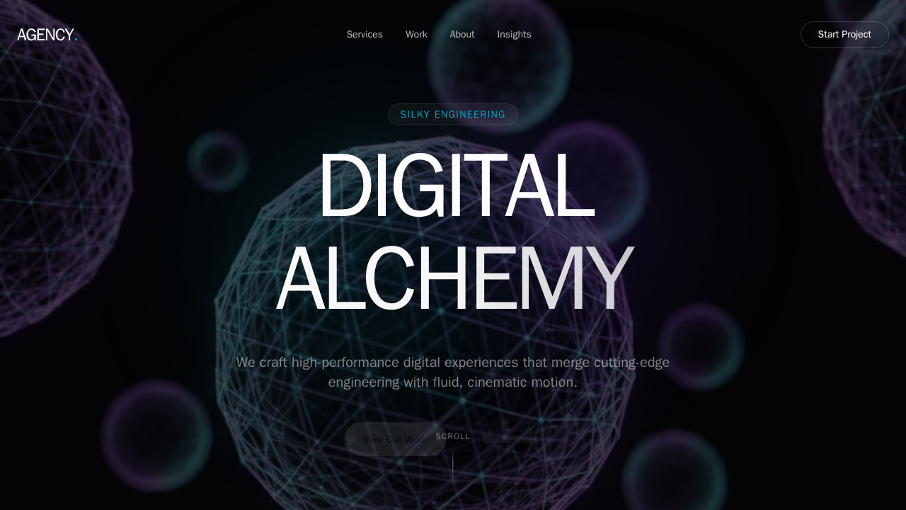 Digital Agency Landing Page template preview