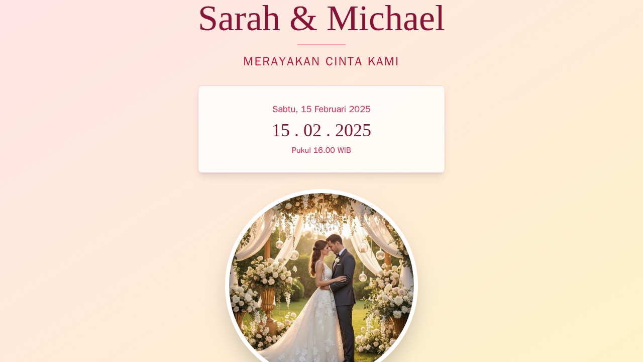 Undangan Digital Pernikahan template preview