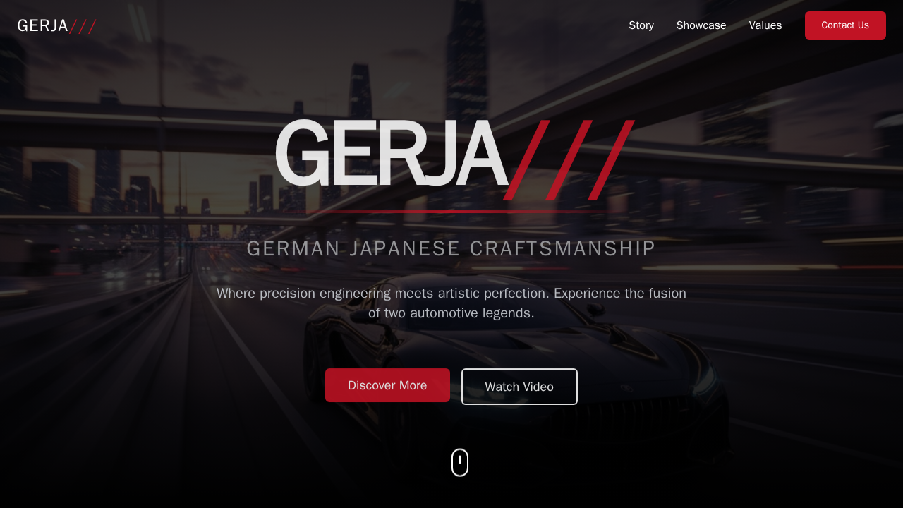 Landing Page for Car Brand template preview
