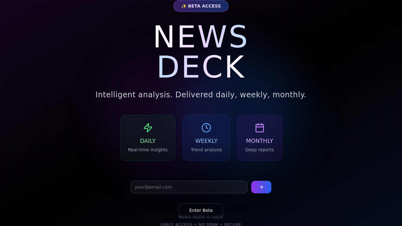 Beta Web App Landing Page template preview